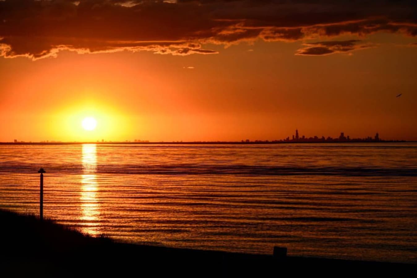 Beautiful views of the Indiana Dunes National Lakeshore, voted one of the most beautiful beaches by National Geographic.