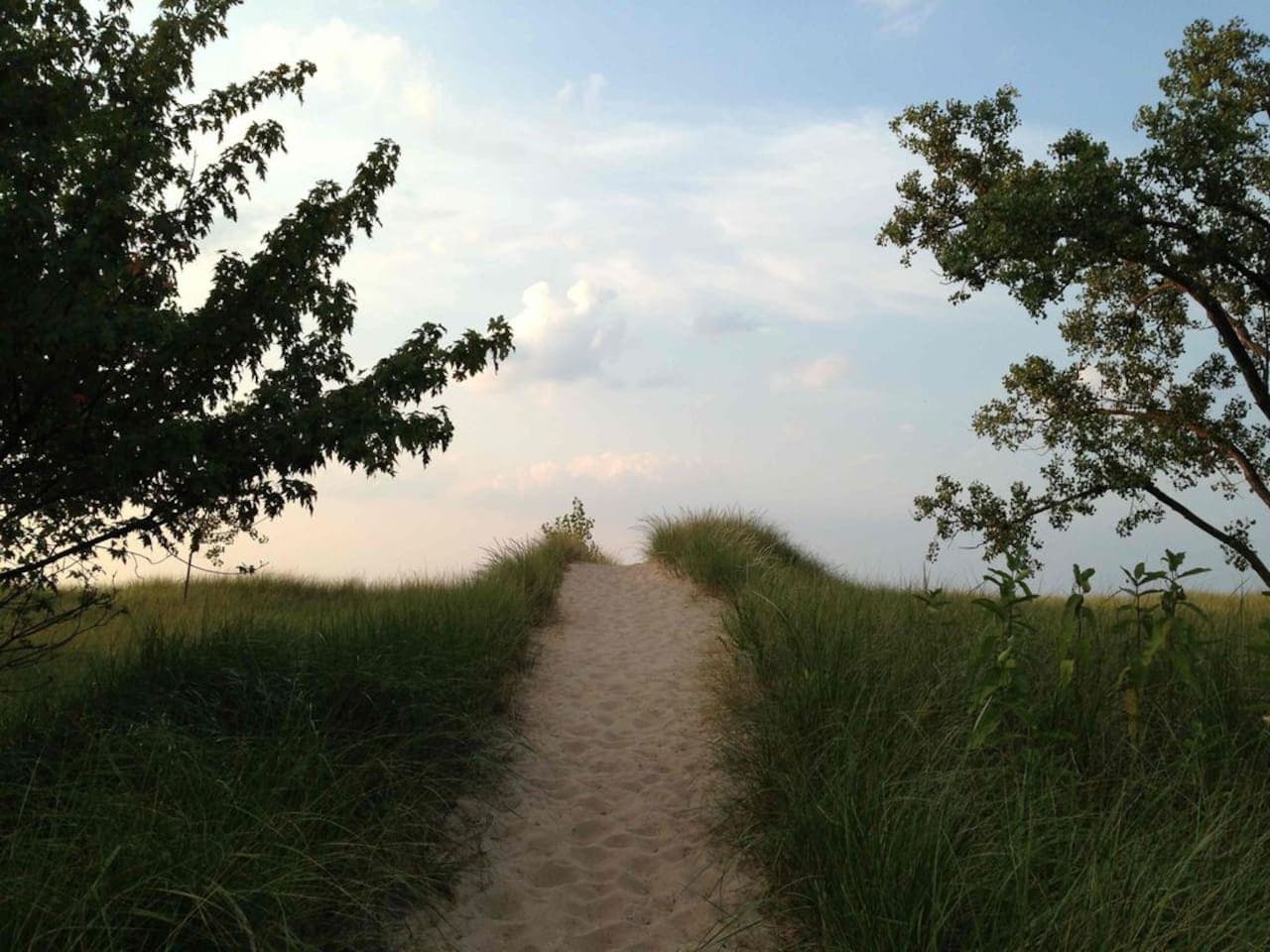 Beautiful views of the Indiana Dunes National Lakeshore, voted one of the top beaches by National Geographic.