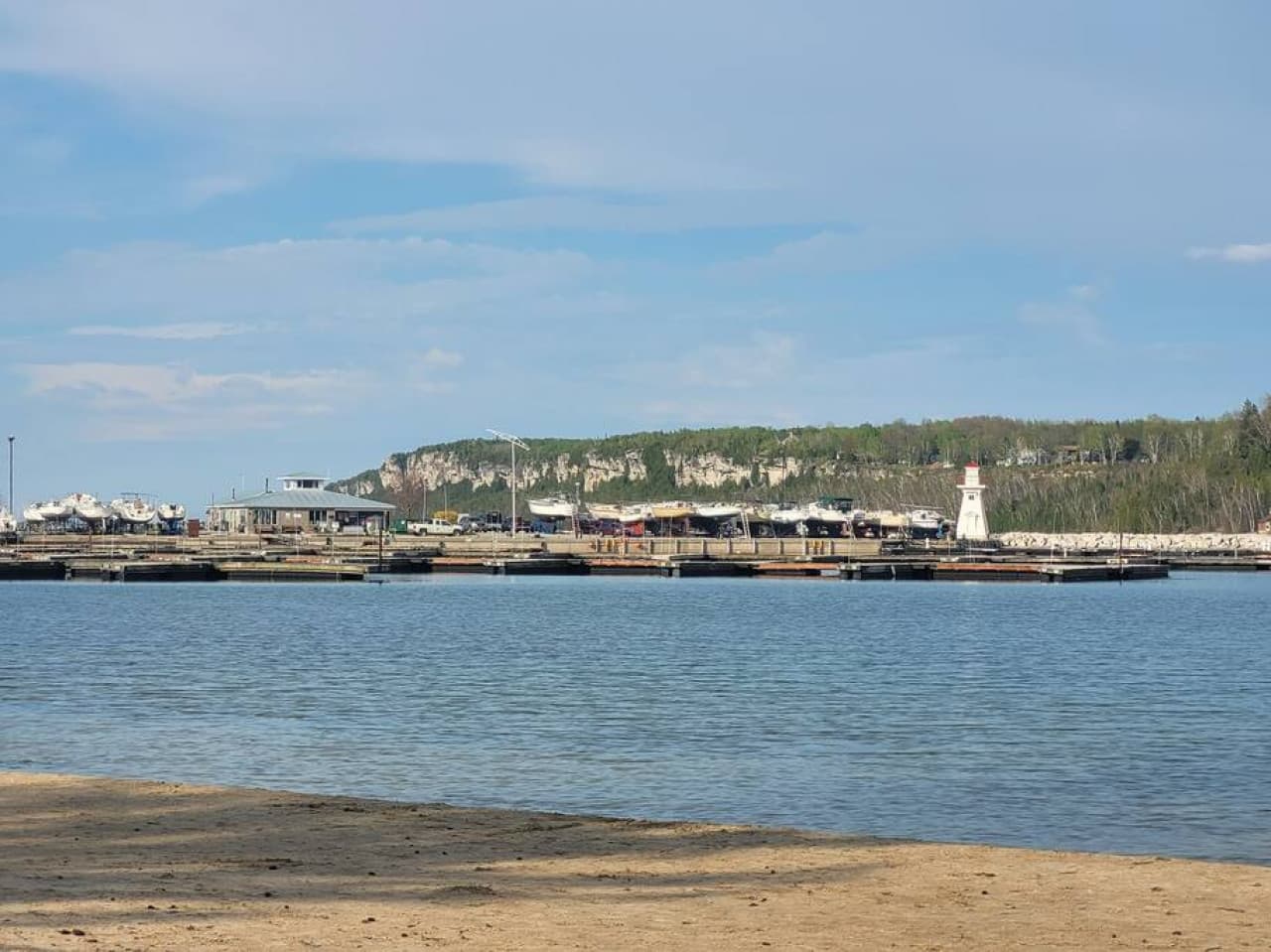 Lion's Head beach and light house