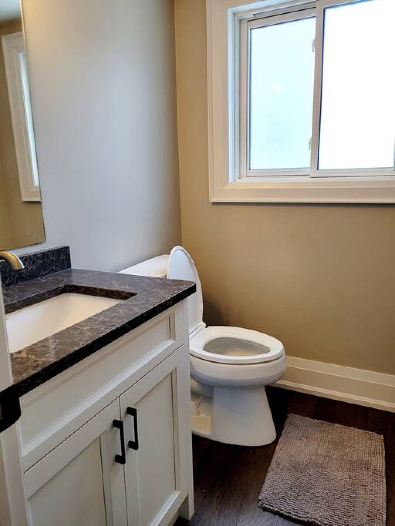 Powder room on the main floor