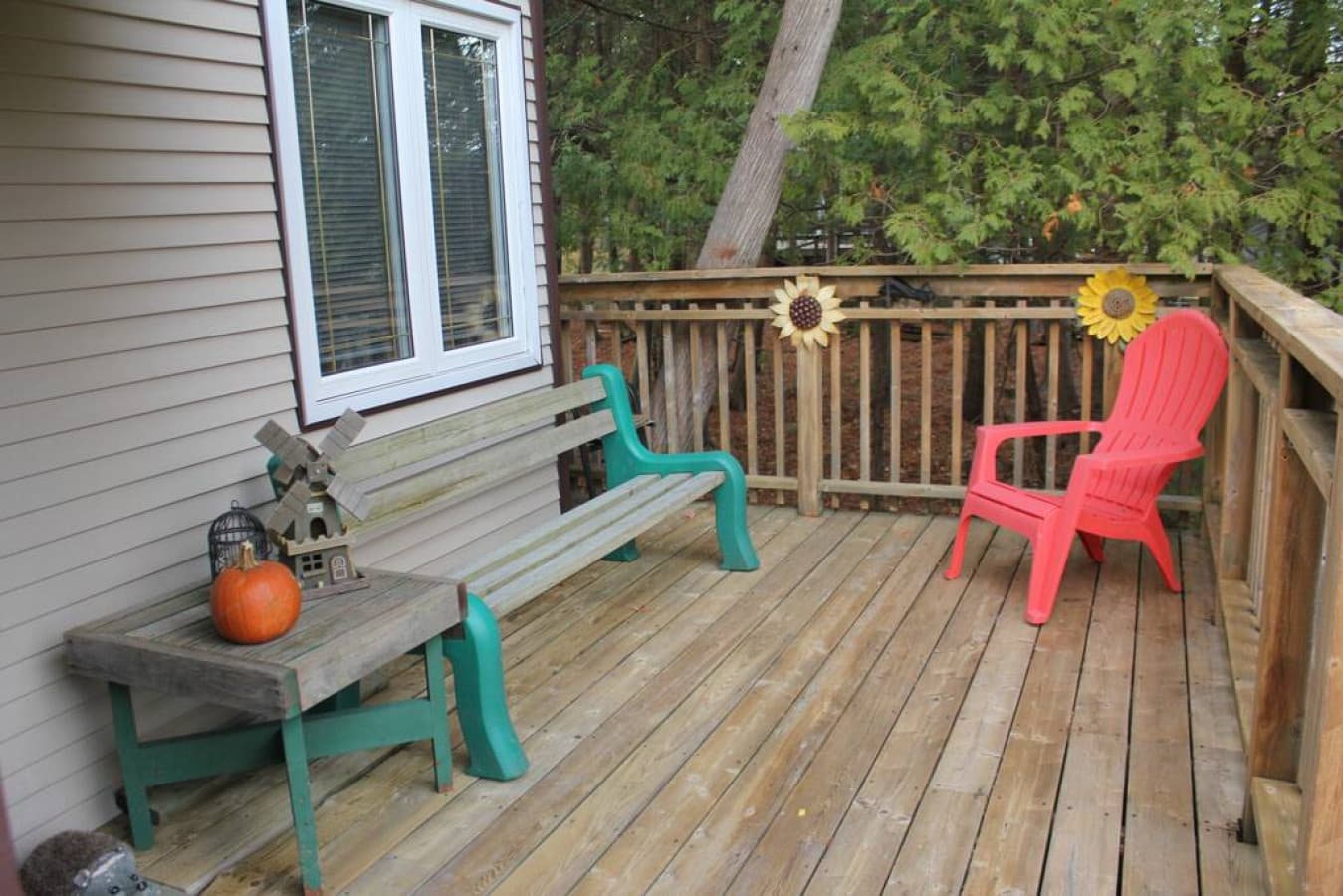 Front deck