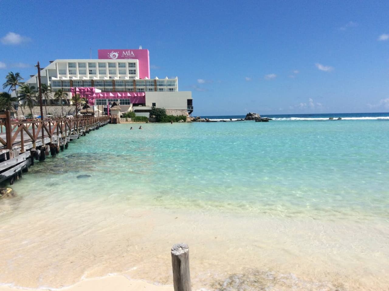 On the right side of the deck of the hotel Mia,  you can feed hundreds of color fish. 8 Minutes From THE WHITE HOUSE.  BOOK NOW!!!