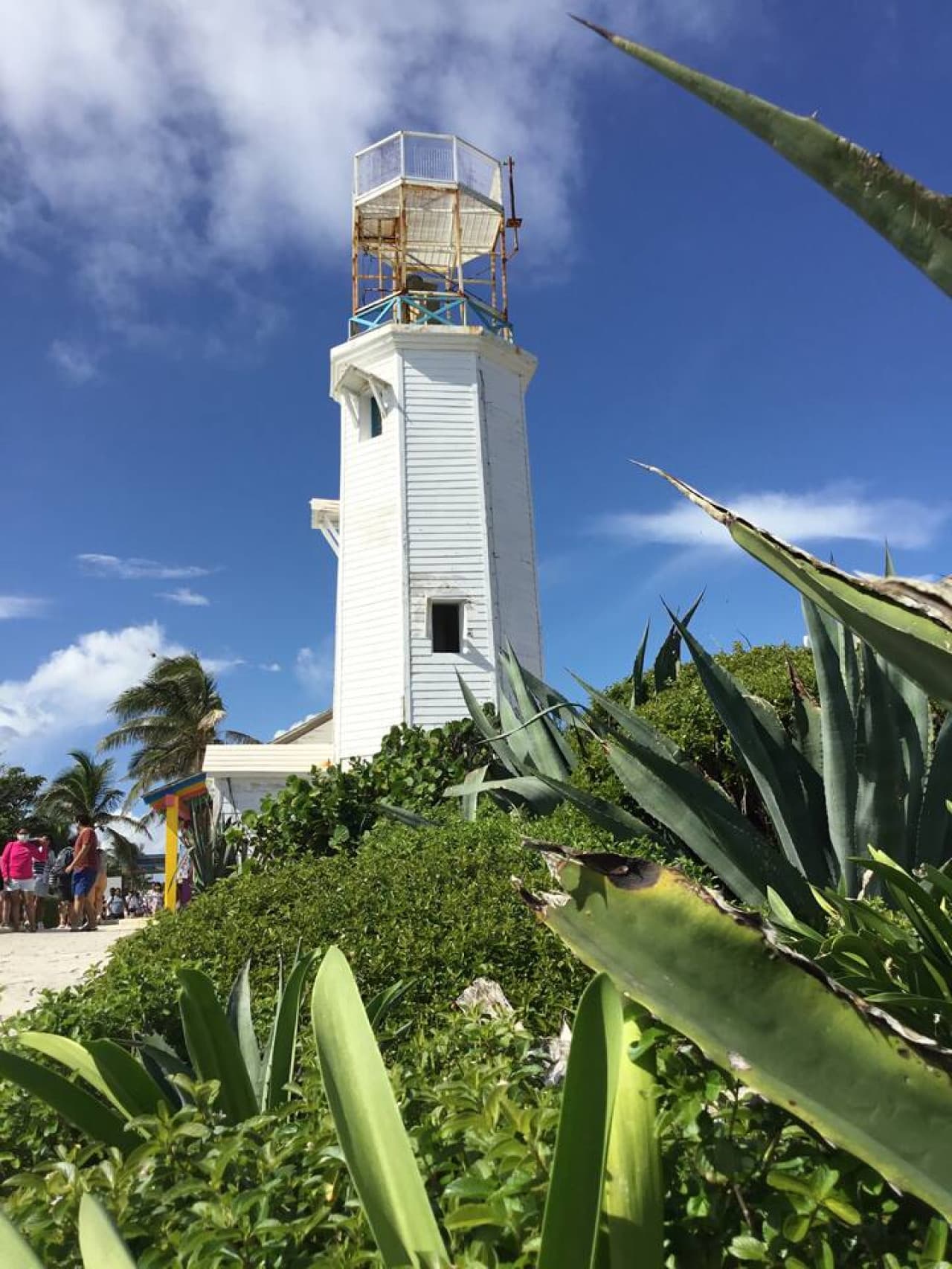 Punta sur. South of the island