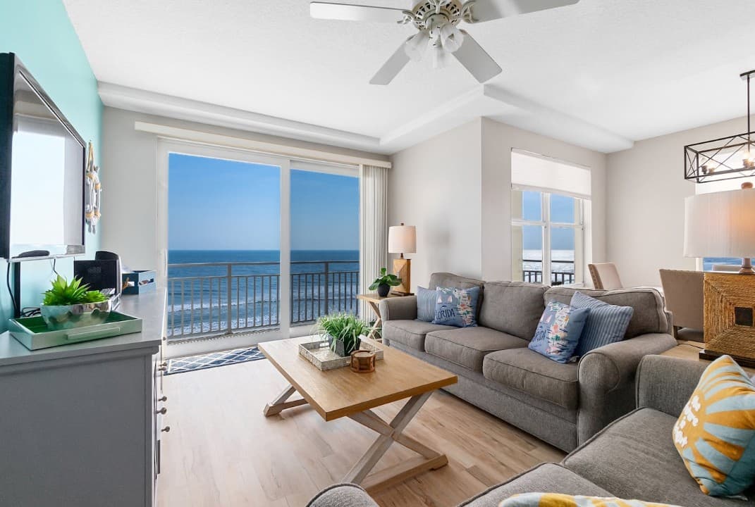 Beachfront 3BR Condo with Stunning Views Daytona 