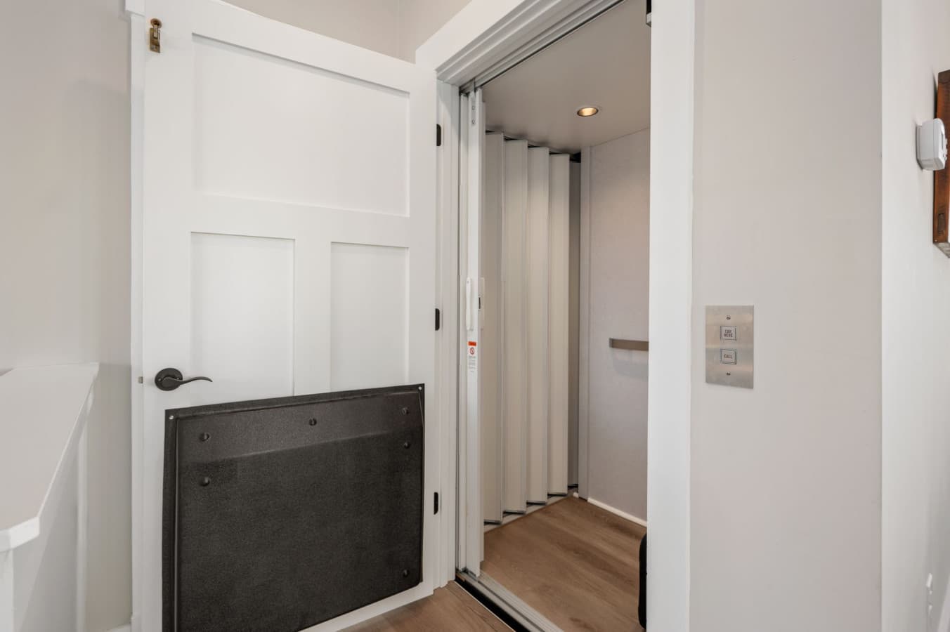 Clean, modern hallway entry w/ simple finishes & easy flow between rooms