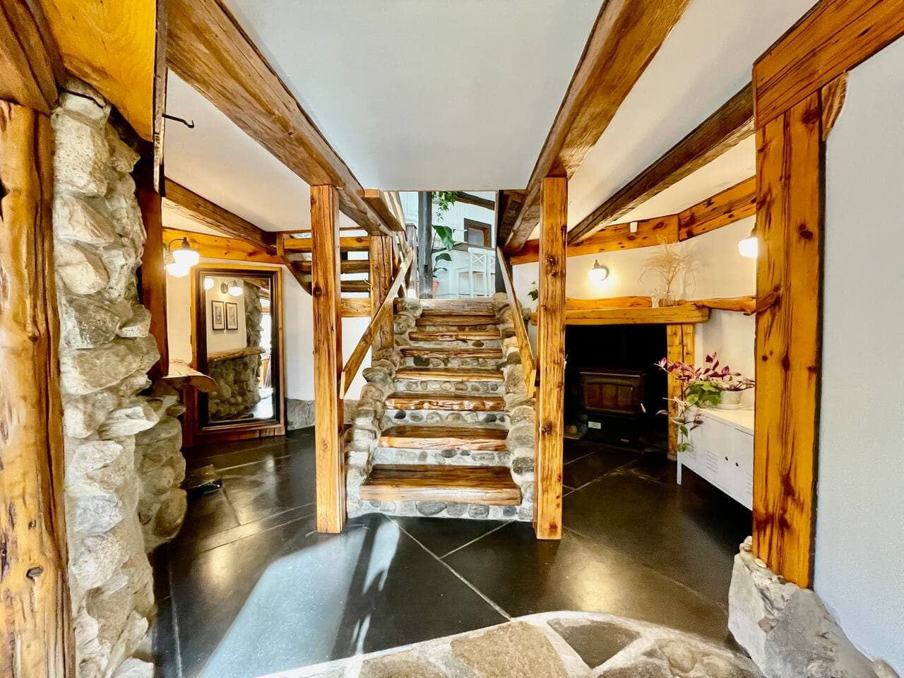 Entry way / mud room. Ample room for storing snow and ski gear.