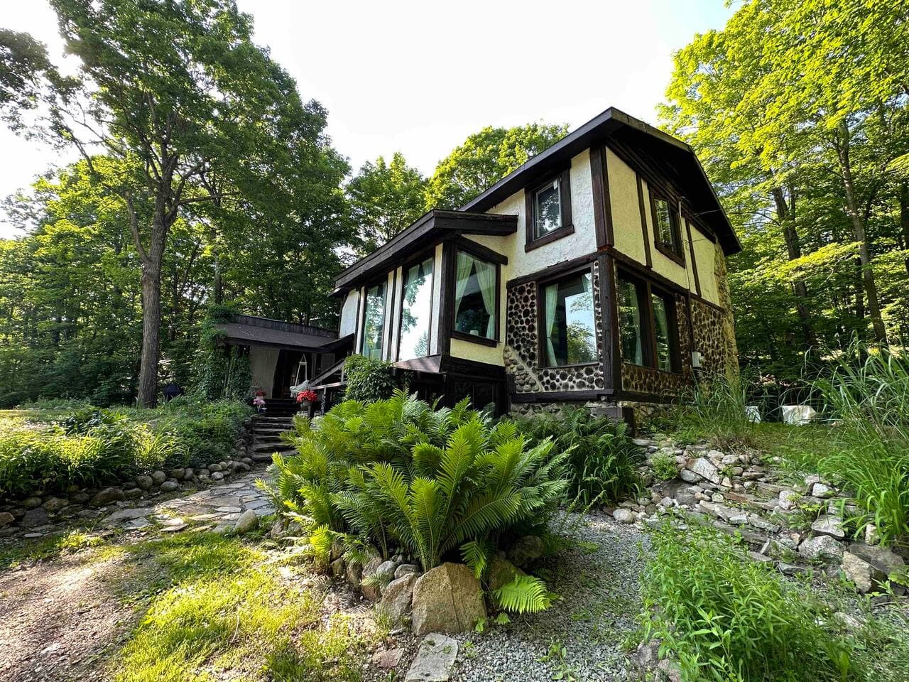 Exterior in the spring
