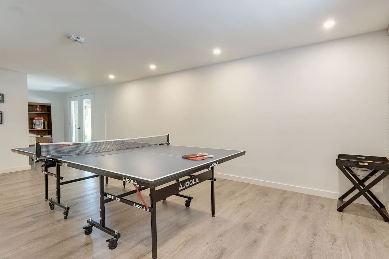 Ping Pong Table in Basement