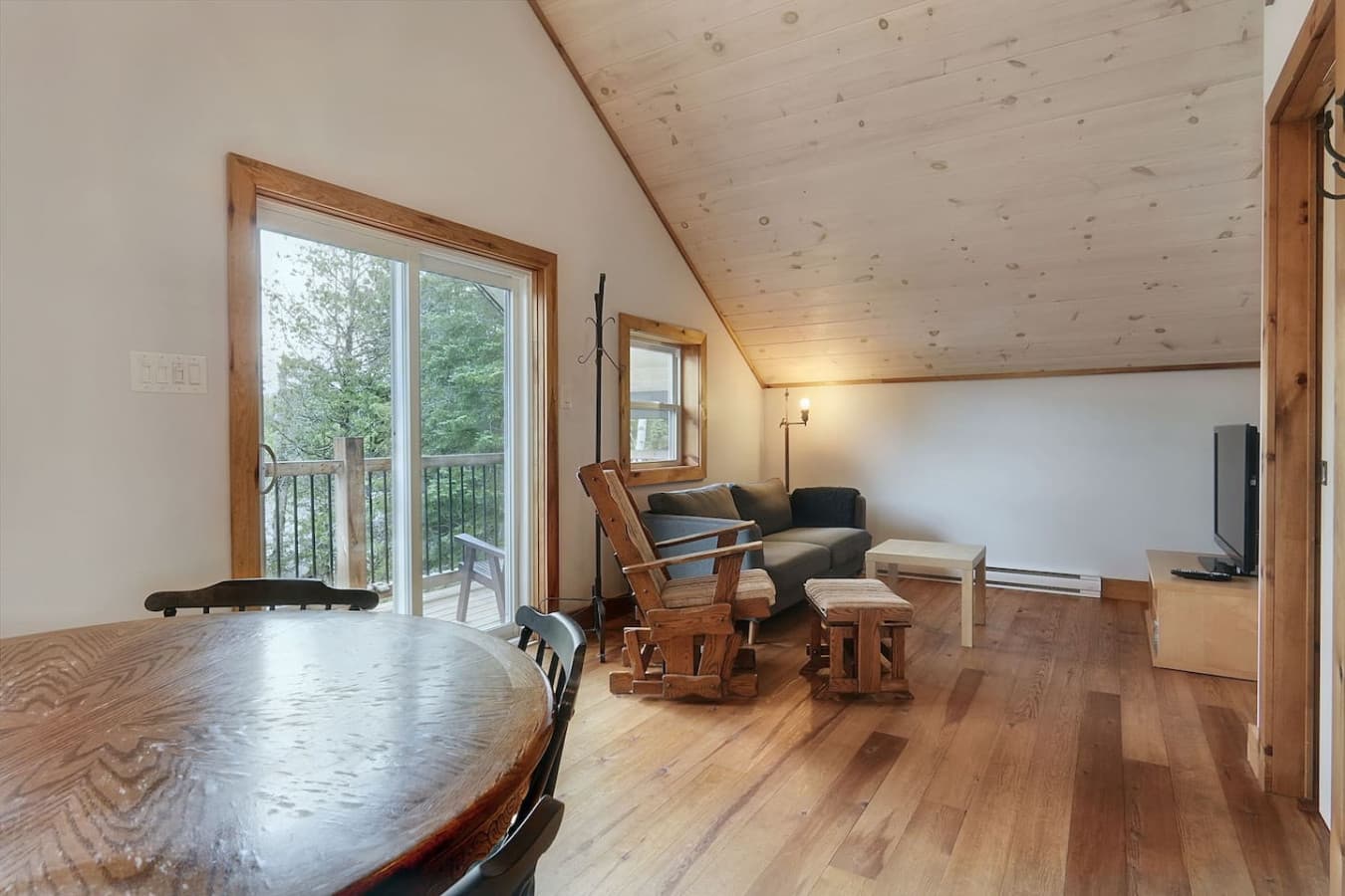 Living + Dining Area in Bunkie
