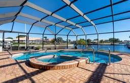 Waterfront Villa with Heated Pool & Spa