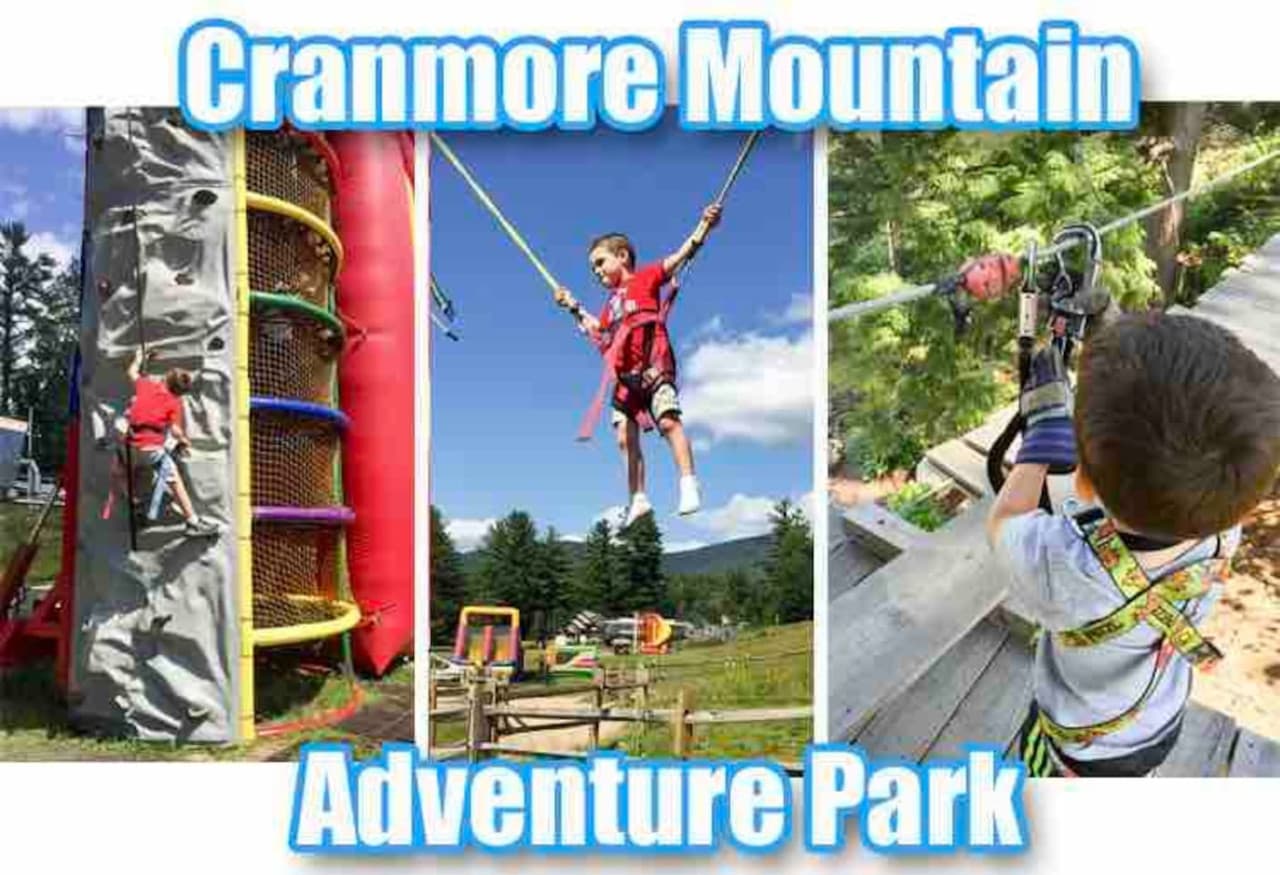 Hit up The Cranmore Mountain Adventure Park. Plenty of cool things for the kids and adults. A two minute drive from the house.