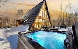 Razor Brook Chalet | Luxury A-Frame with Hot Tub