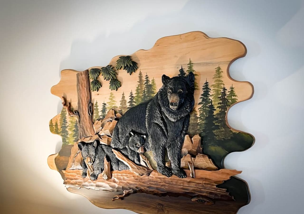 Details around the entire home - hand carved!
