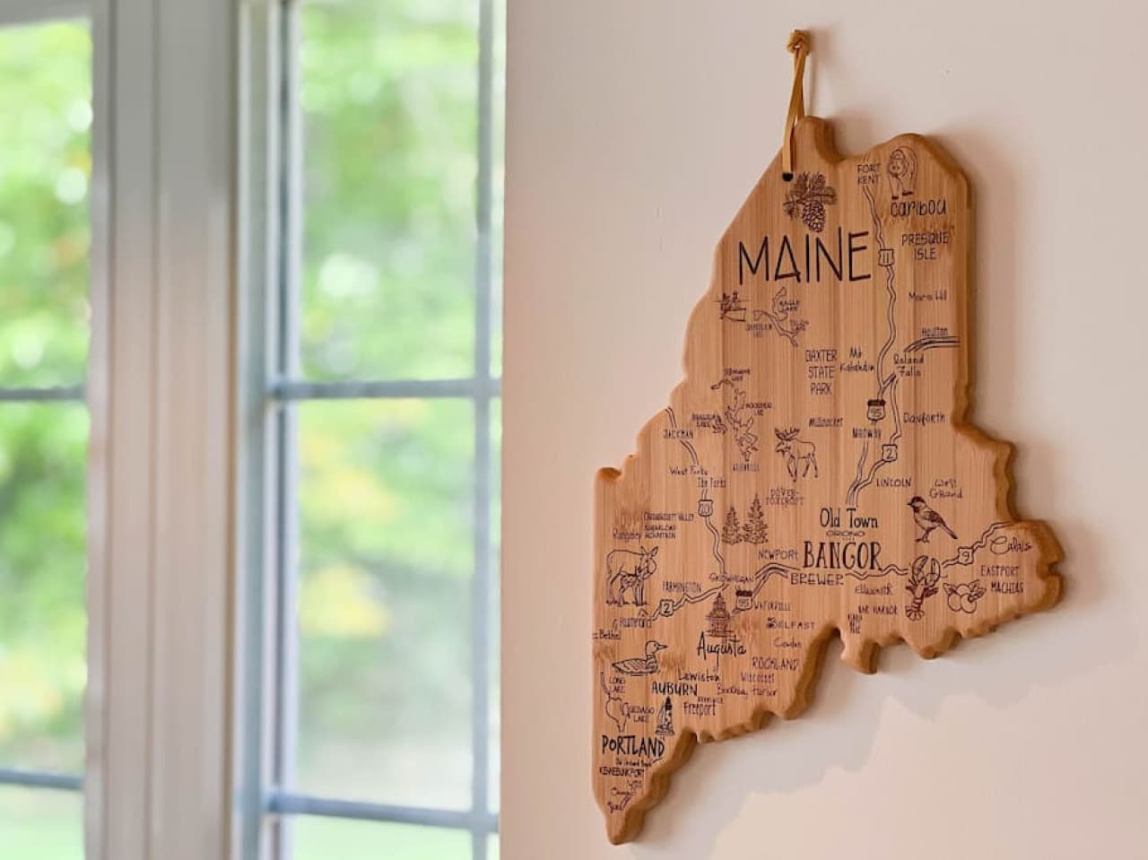 carefully and tastefully chosen artwork around the house