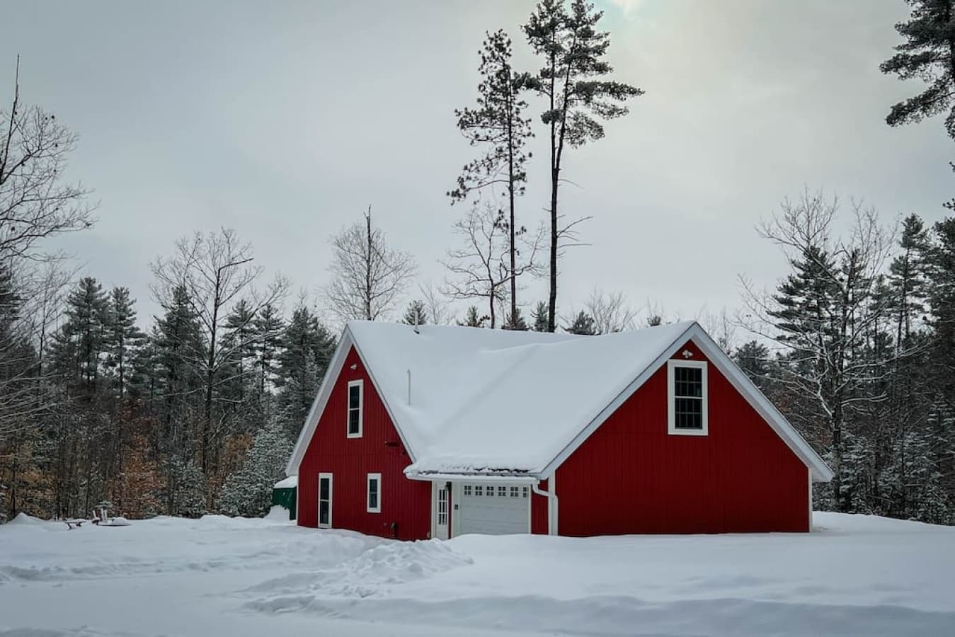 Our Dream Cabin in the winter
