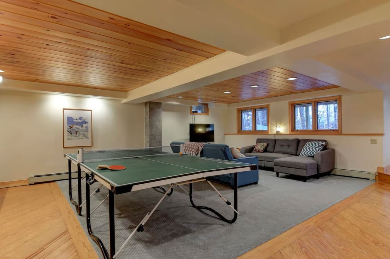 Great downstairs space for kids of all ages!