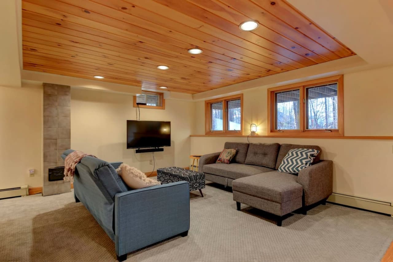 Perfect place to watch a movie together.
