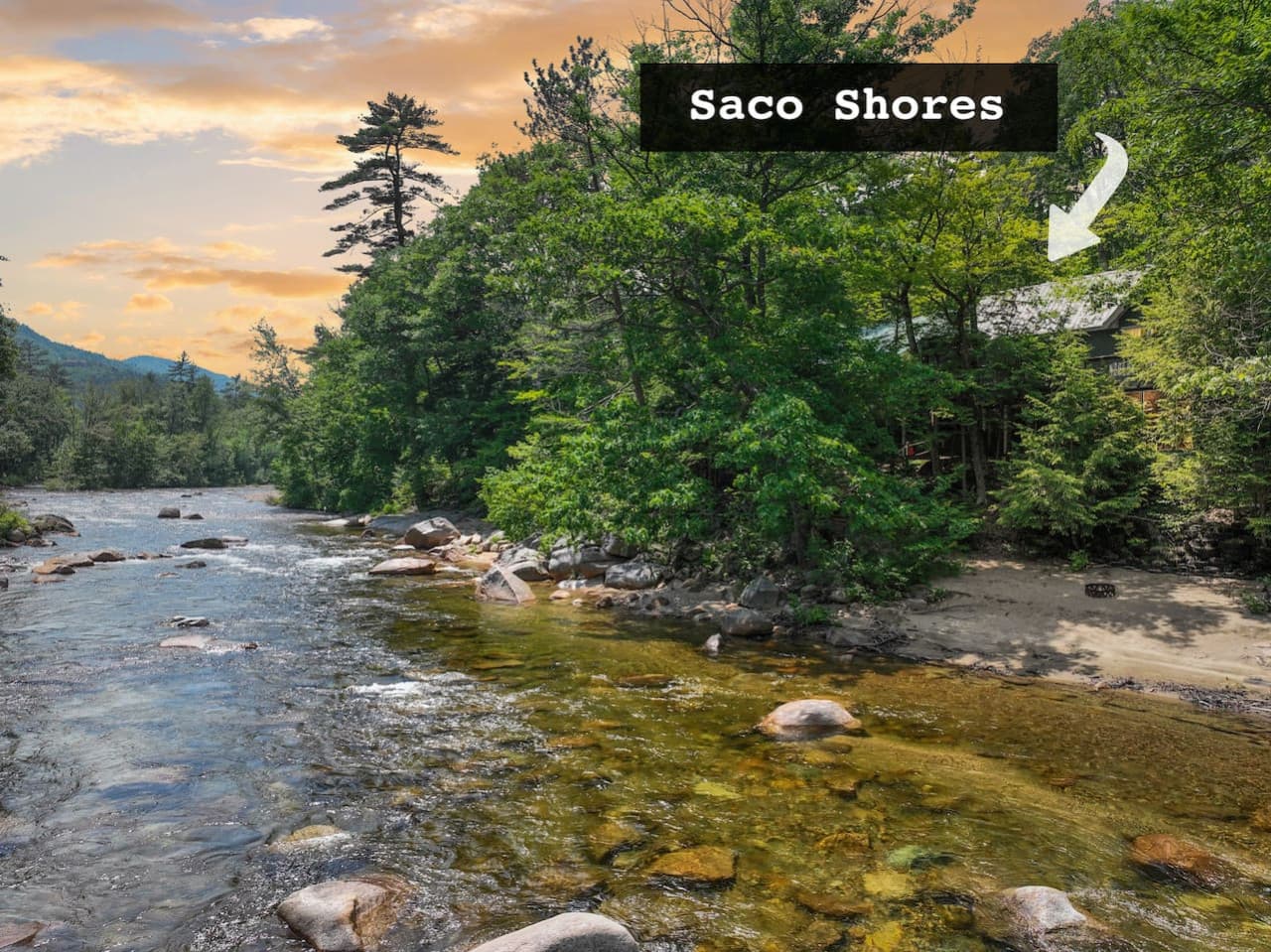 Saco Shores | Private Saco River Getaway w/ Beach
