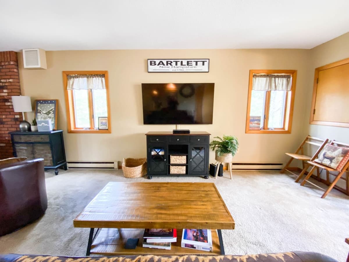spacious open concept living room
