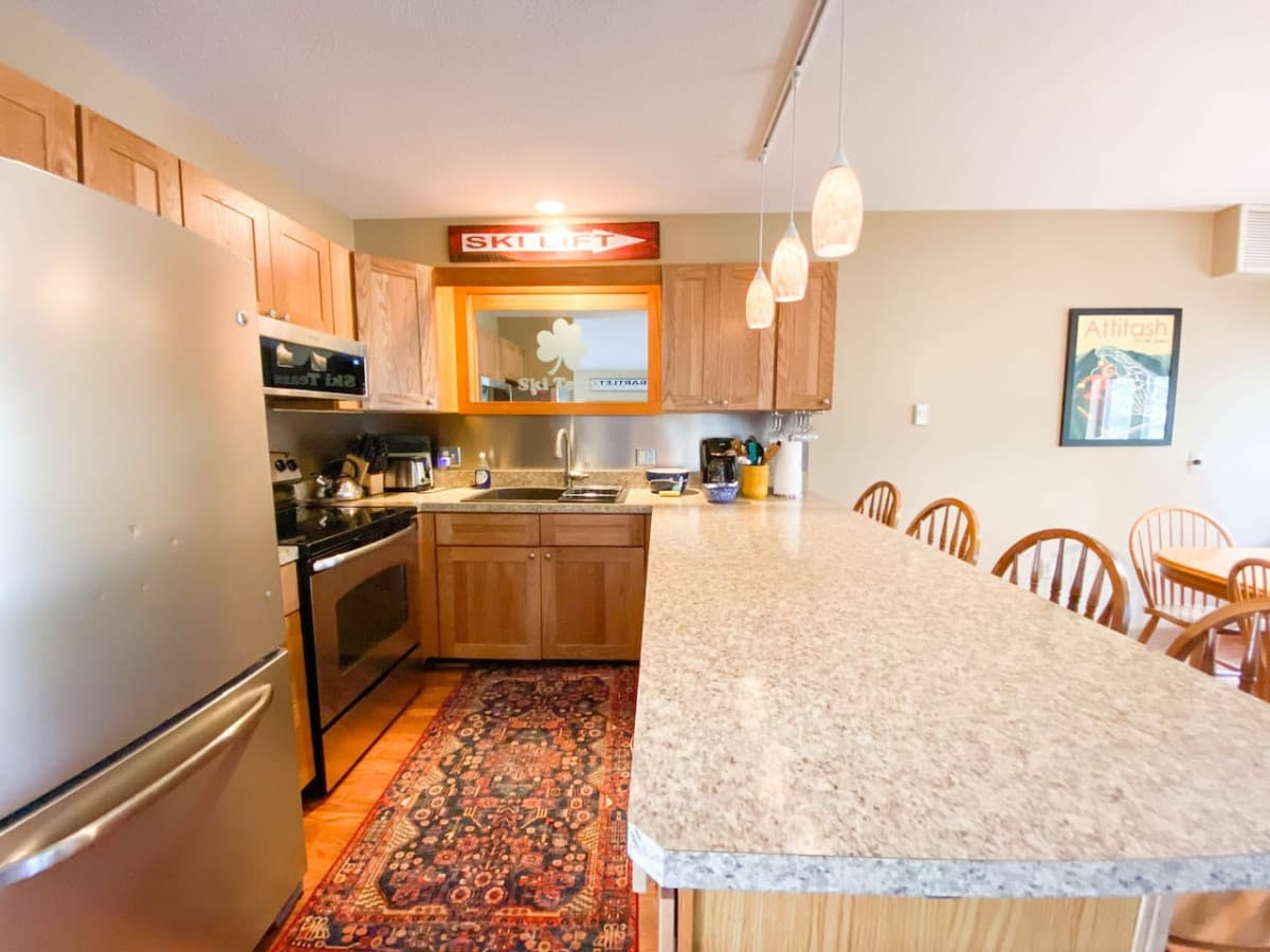 fully stocked kitchen for your use