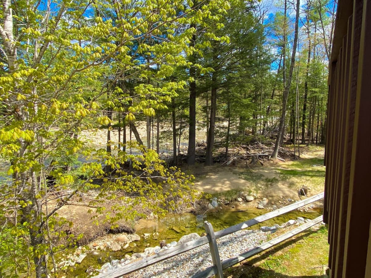 Enjoy the views and sounds of the Rocky River