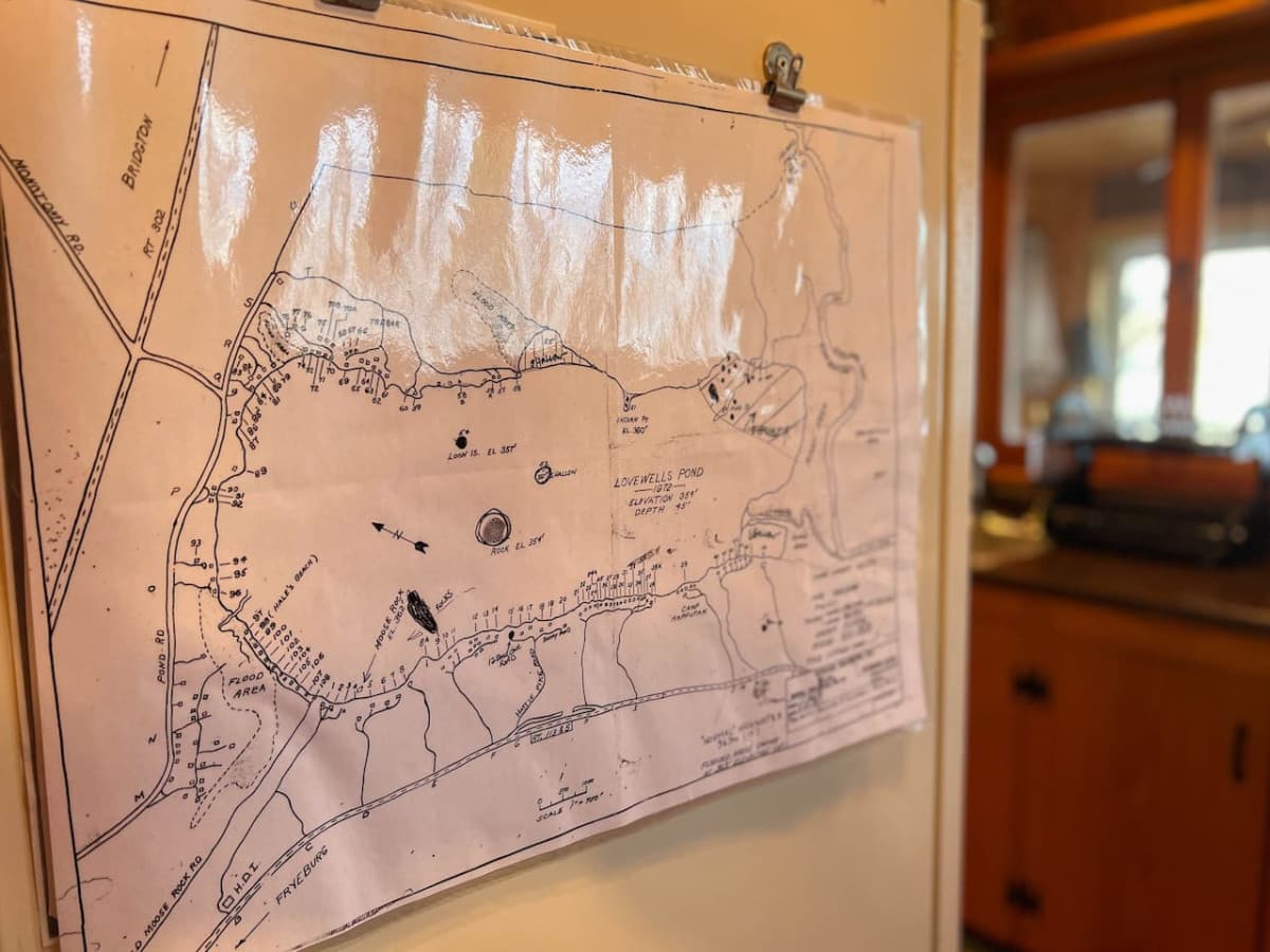 A map of the lake!