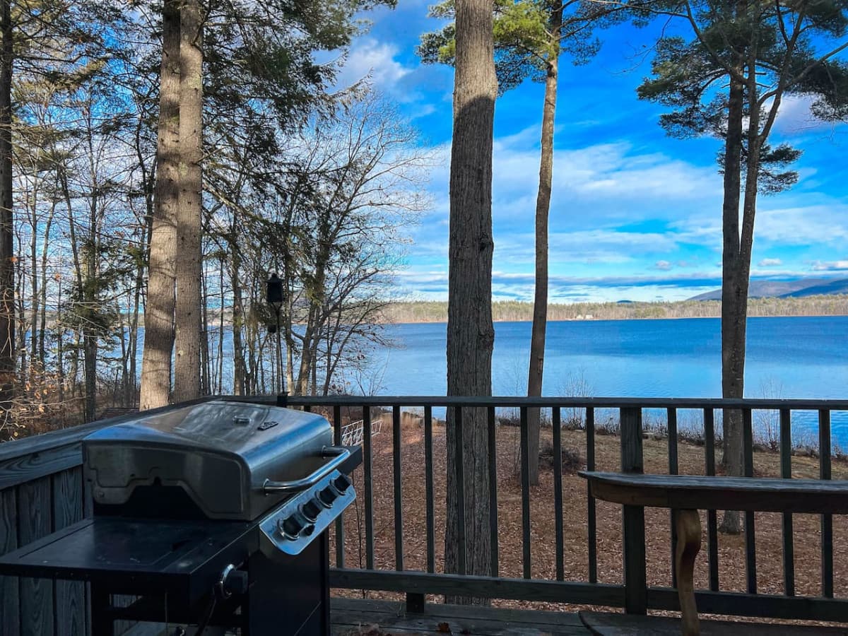 Views from the deck while grilling
