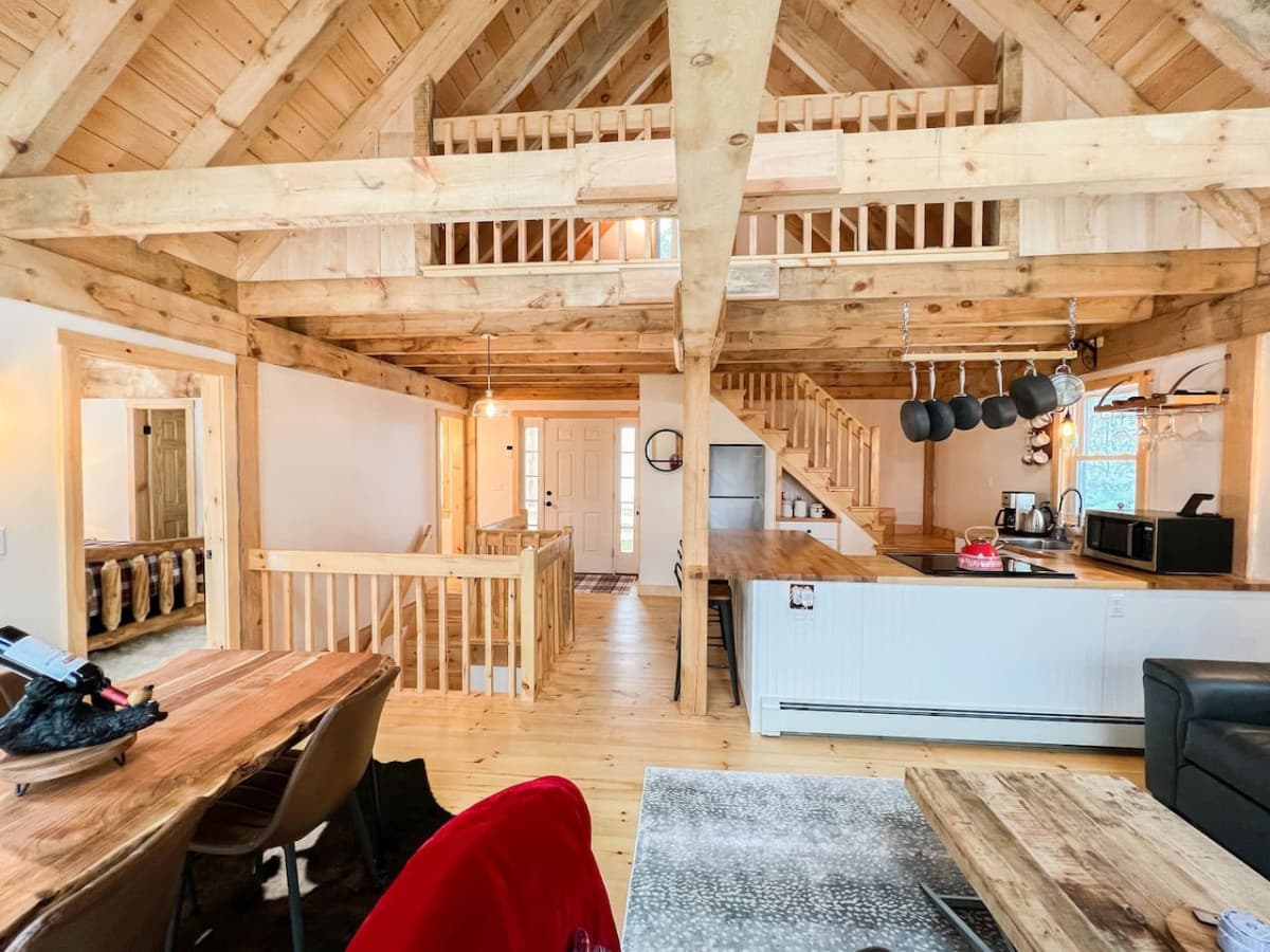 open concept living area