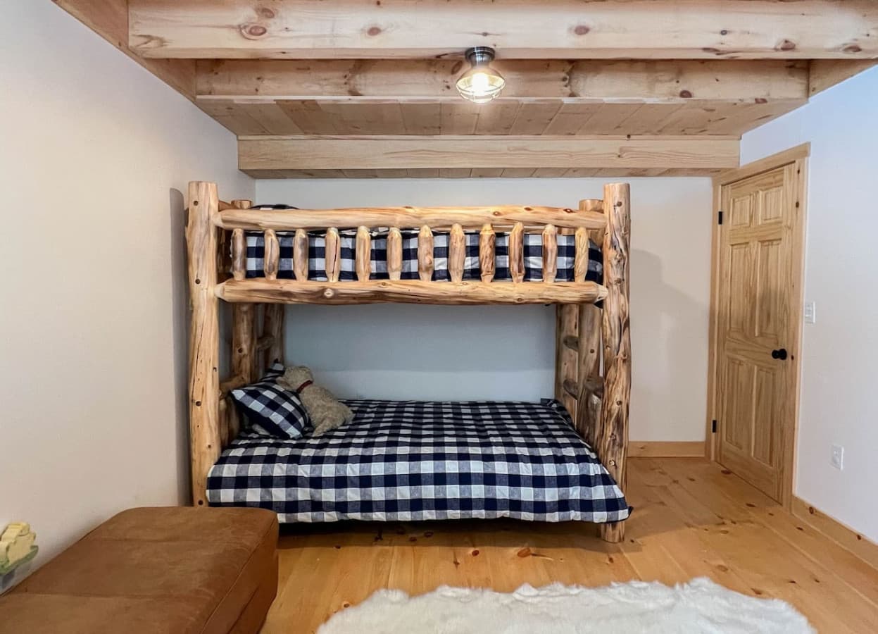 solid wood bunk!