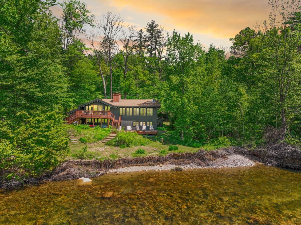 The Riverglass | Saco River Oasis, Hot Tub, Views