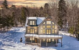 The Hideout | New, Views, Theater, Fireplace, Deck