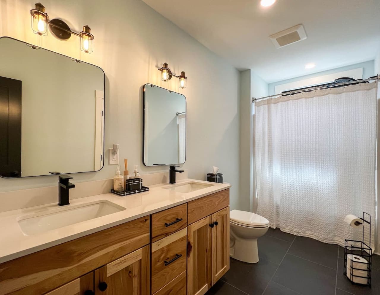 Designer bathroom - Full bath with 2 sinks