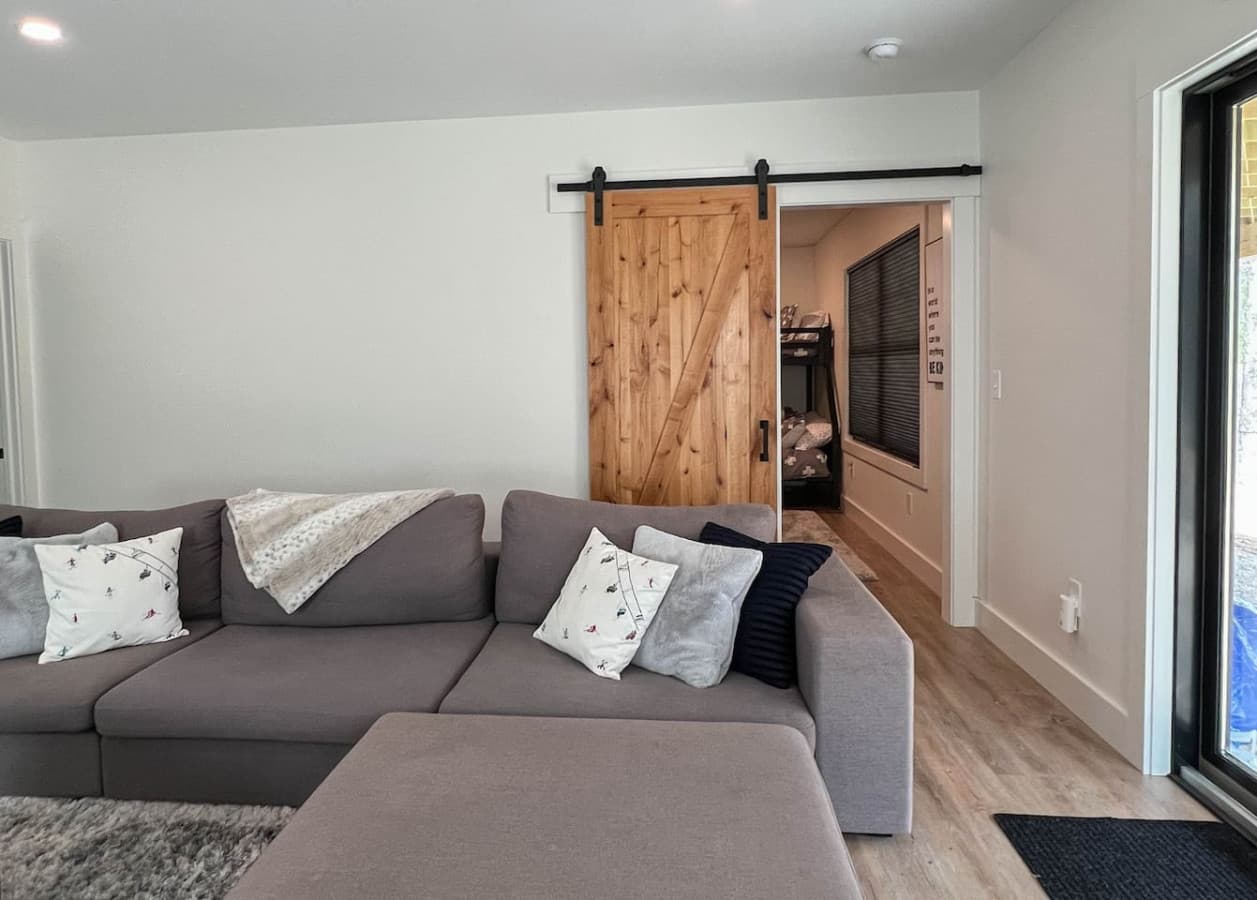 2nd living room with bunk room attached
