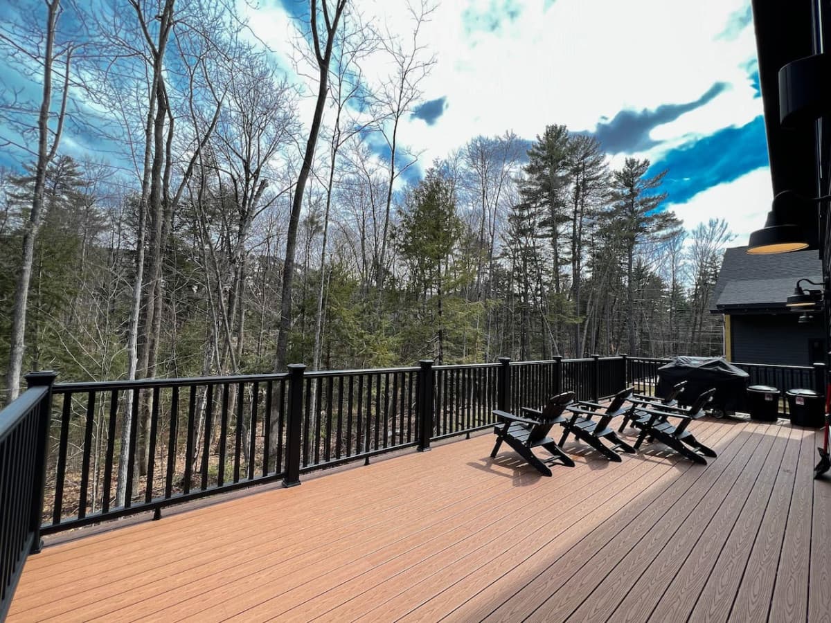 Relax on the porch with the sounds of the rushing brook!