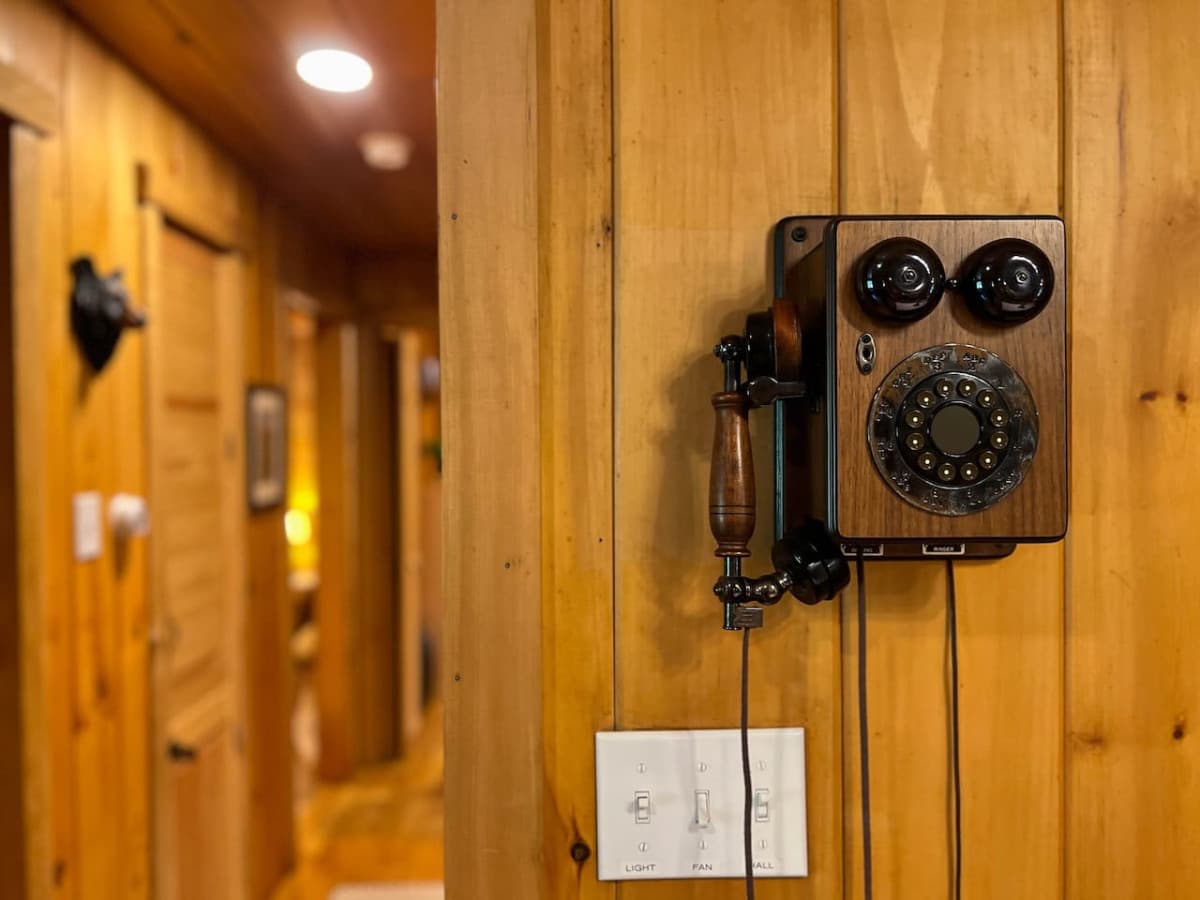 Classic telephone, original antique