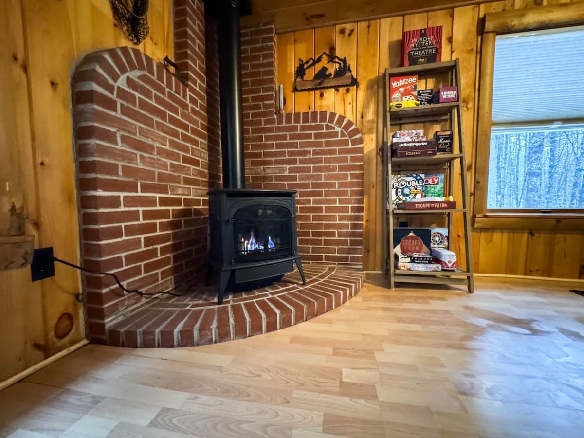 Gas stove on the porch!