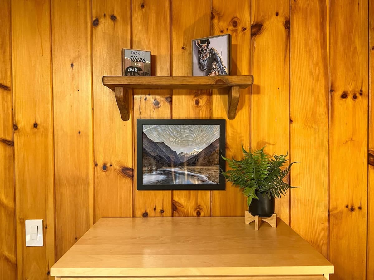Artwork and interesting trinkets throughout the house