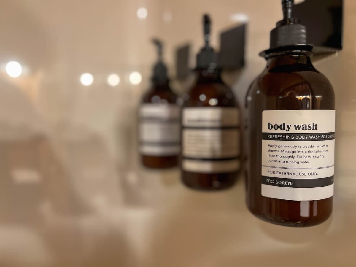 Always shampoo, conditioner and body wash for your use