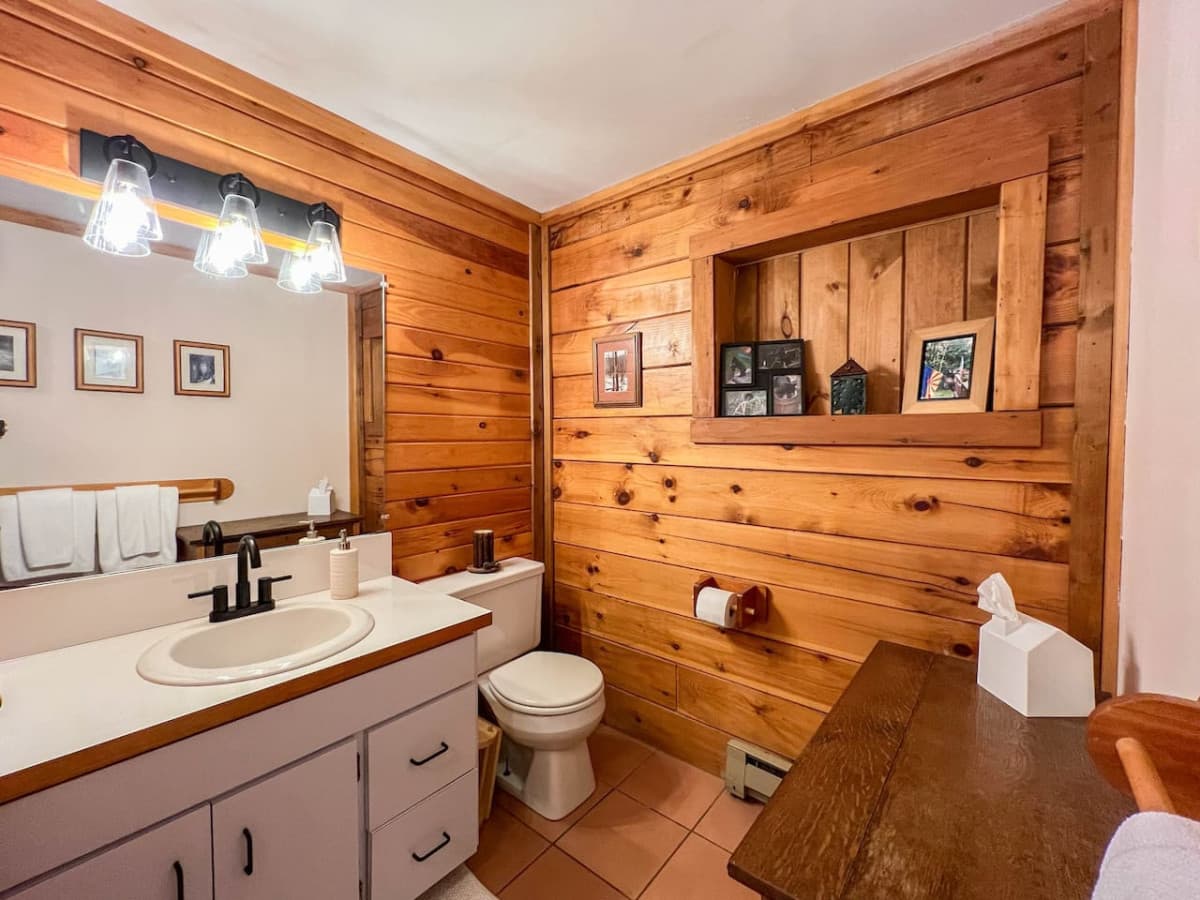 Downstairs - full bathroom