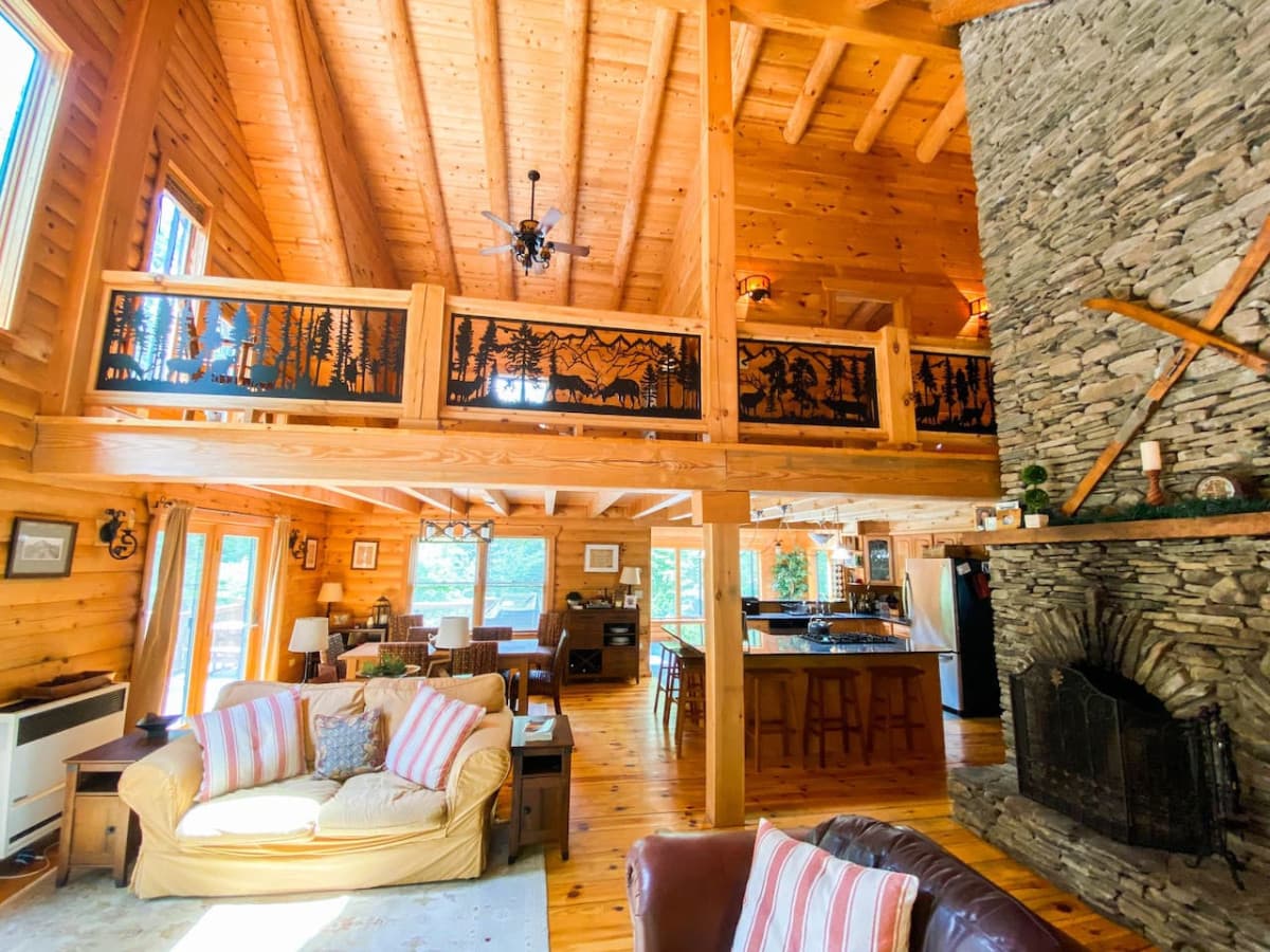 Open concept cabin