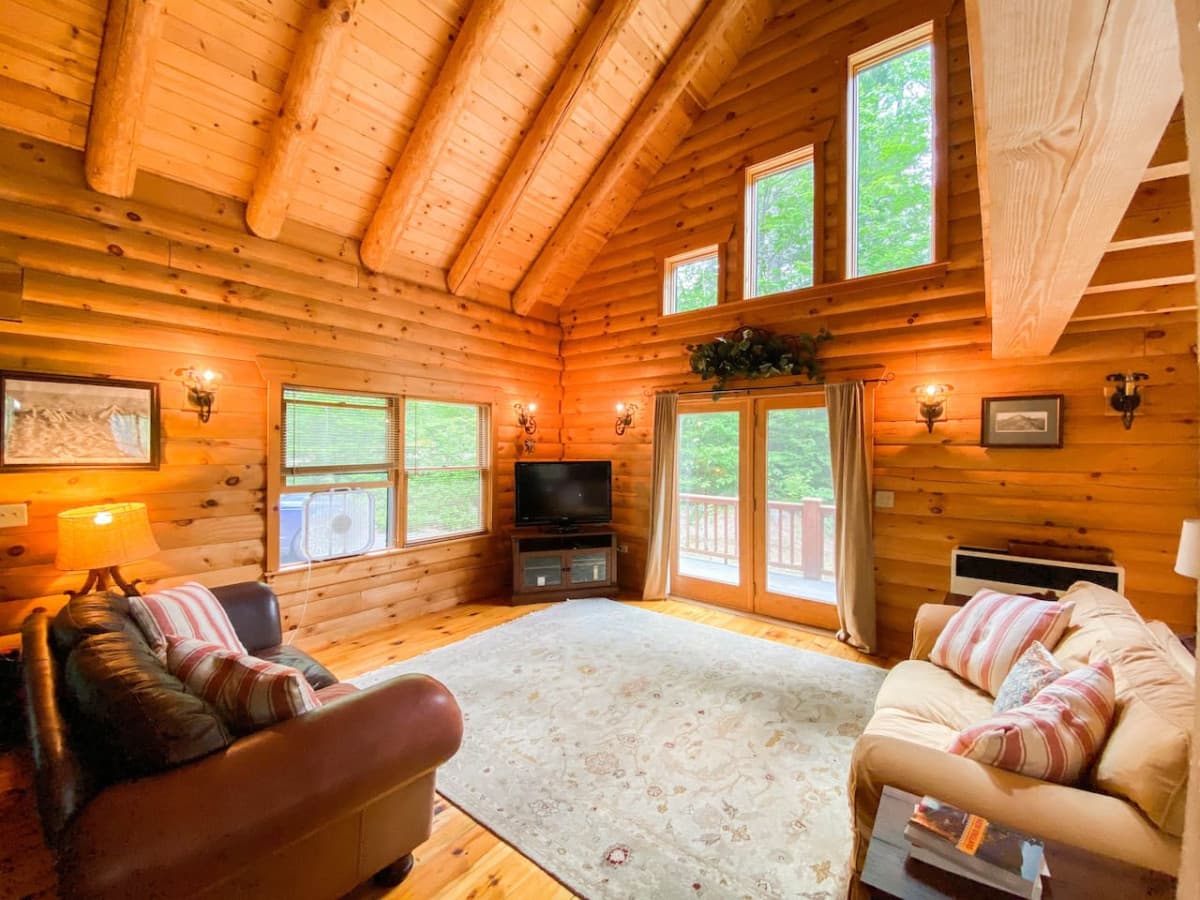 Open concept cabin