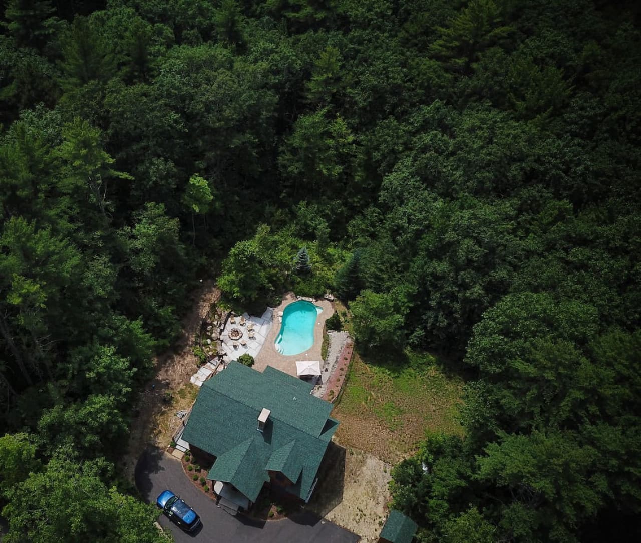 Your cabin from the sky...
