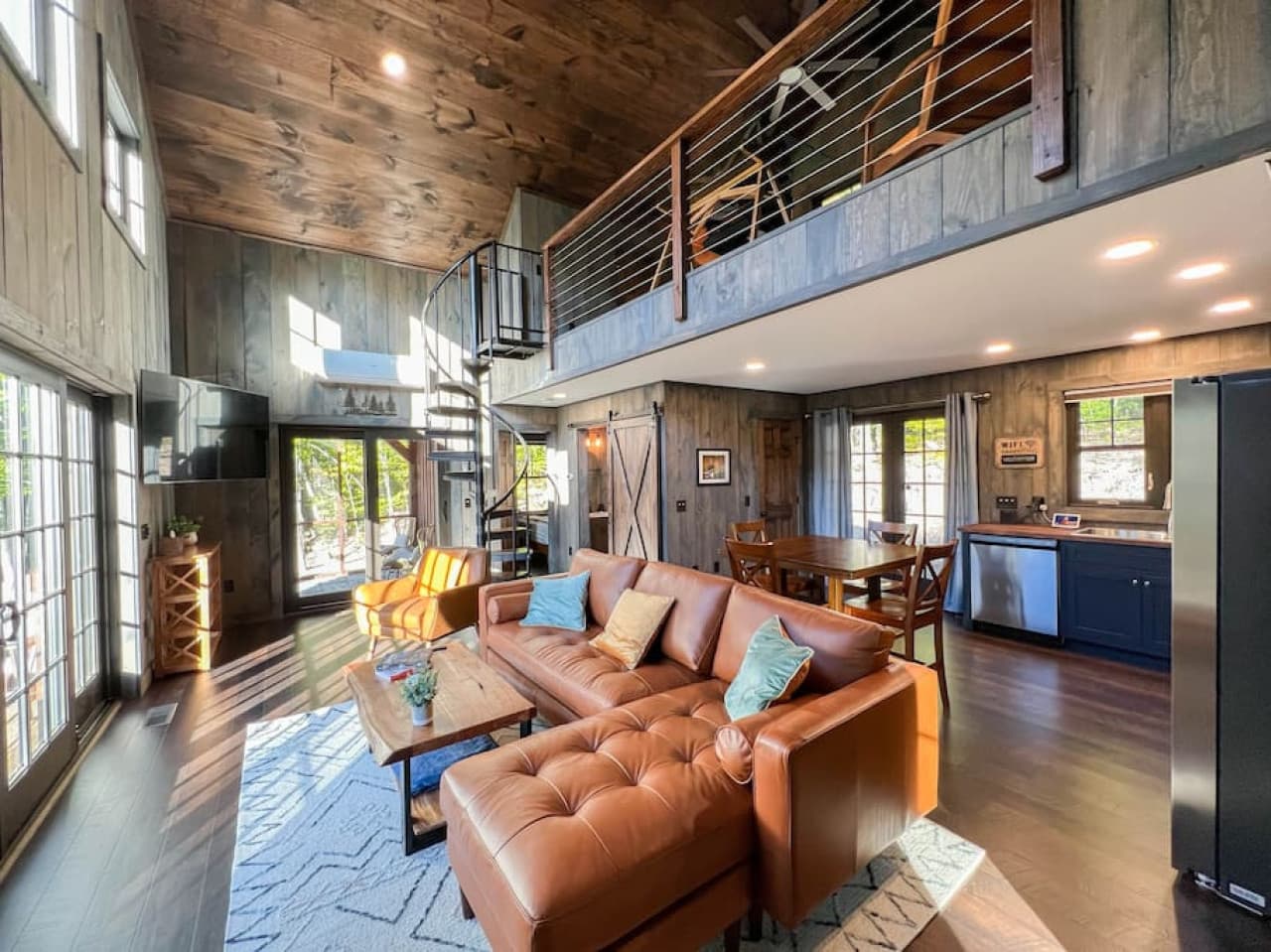 Open-concept living/dining/kitchen