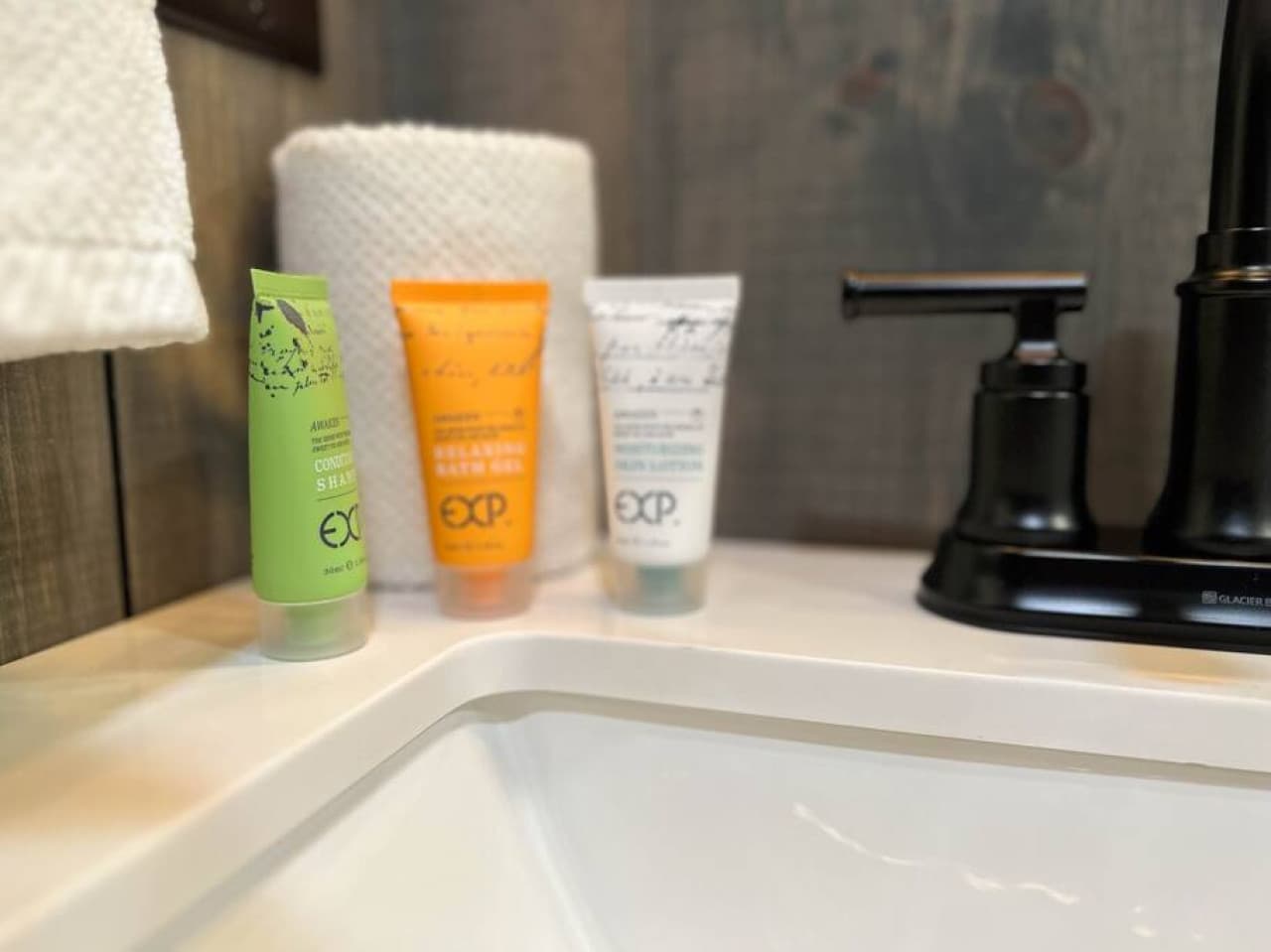 Shampoo, conditioner and lotion