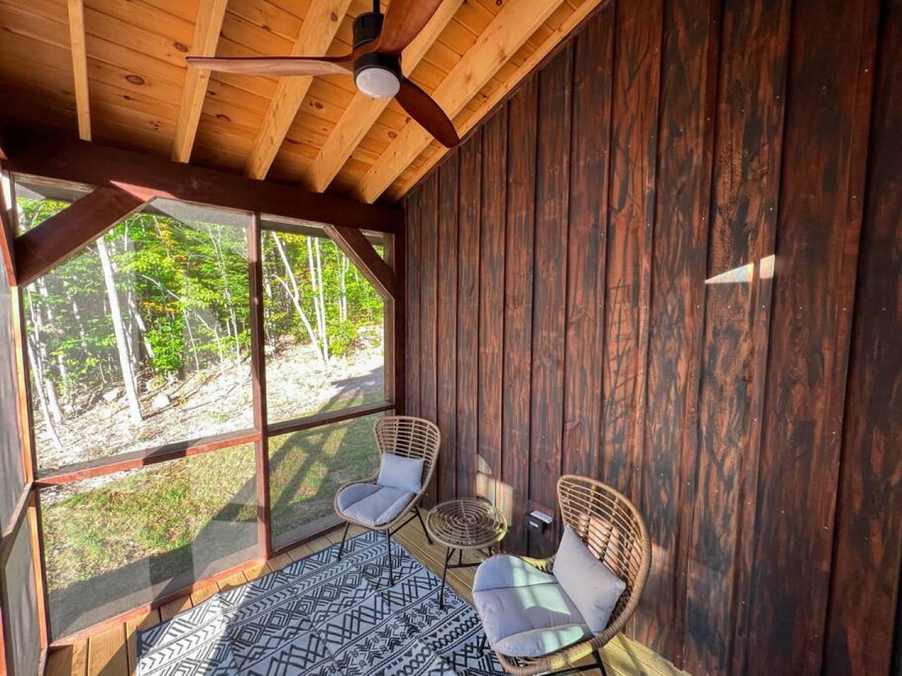 There is nothing like waking up early in the morning, coming out to this porch and listening to nature...