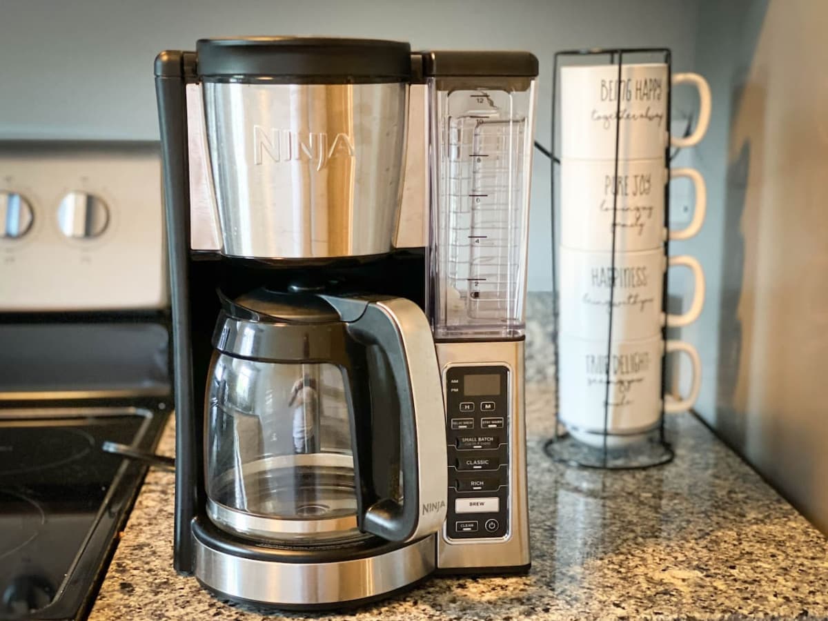 Enjoy the brand new coffee maker.