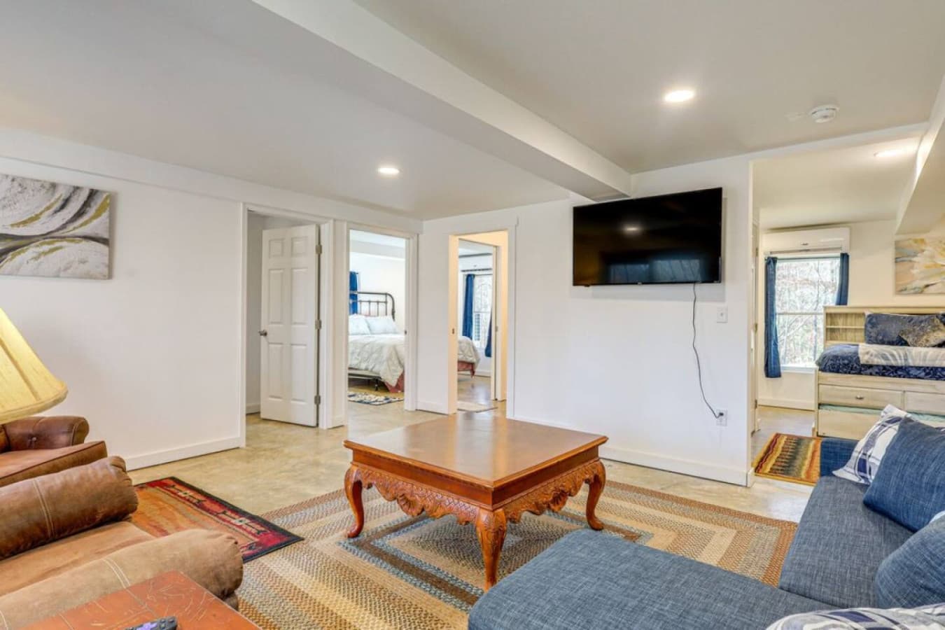 Lower Level Family room with Walk out Patio