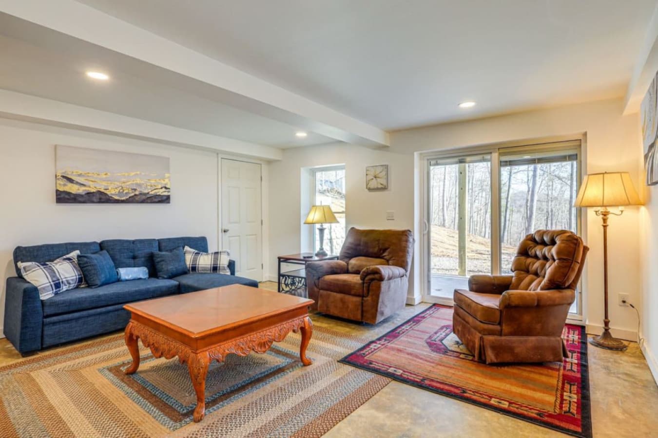 Lower Level Family room with sleeper