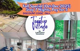 Lakefront Treetop Village 3BD/3BA/Deck/Pool-6PP