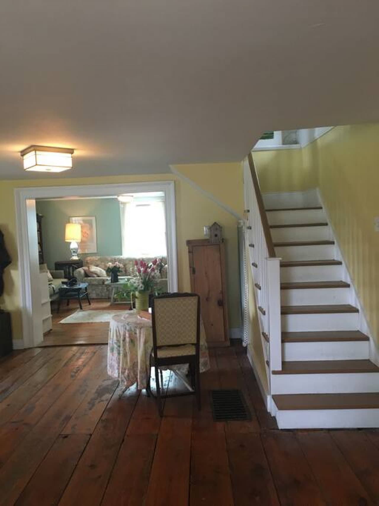 games table & stairs